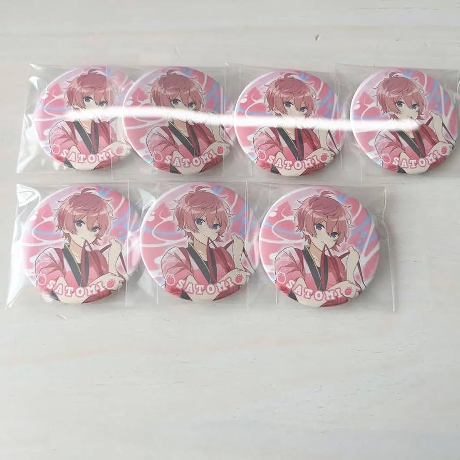 すとめも9さとみ缶バッジ